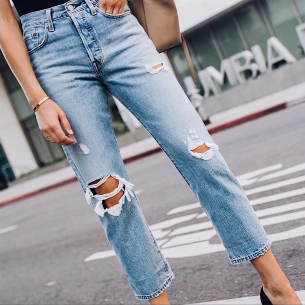 Levi’s Wedgie Fit Straight Jeans in Lost Inside
